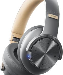 Picun B8 Wireless Bluetooth Headphones, 120H Playtime, 3EQ Modes, Gray
