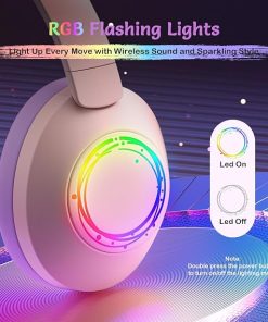 Alternative view of TONOSHARK Noise Cancelling Headphones for Kids,Colorful RGB LED Lights